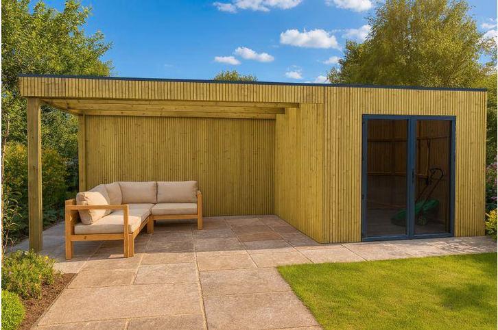 Tuinhuis Benedita autoclave - S8701-1, Hobby en Vrije tijd, Overige Hobby en Vrije tijd, Nieuw, Verzenden