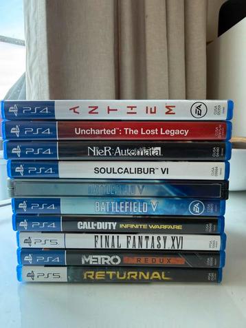 9 PS4 PS5-games beschikbaar voor biedingen
