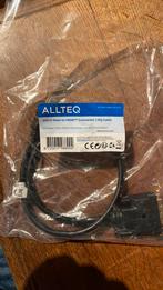Allteq 0.5m black dvi to hdmi cable, Nieuw, Verzenden