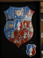 Gendarmerie - doos met spelden Brigade Courcelles Trazegnies, Verzamelen, Ophalen of Verzenden, Rijkswacht, Embleem of Badge