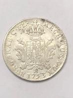 Munt zilver 1/2 ducaton Maria Theresia Brugge jaartal 1753, Postzegels en Munten, Zilver, Ophalen of Verzenden, Losse munt, Zilver