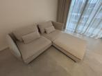 Ikea Soderhamn 3-zit en voetenbank in Fridtuna lichtbeige, Ophalen, Gebruikt, 150 tot 200 cm, 75 tot 100 cm