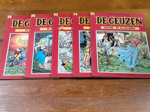 De Geuzen EERSTE DRUK 1985-87  Nr. 1 tot en met 5, Boeken, Stripverhalen, Gelezen, Meerdere stripboeken, Ophalen of Verzenden