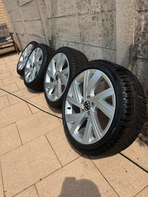 Origineel 18"" VW Golf 8 7 6 5 " Bergamo " Velgen GTI GTD R, Auto-onderdelen, Banden en Velgen, Band(en), Winterbanden, 18 inch