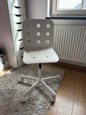Bureastoel, Huis en Inrichting, Bureaustoelen, Ophalen, Gebruikt, Wit, Bureaustoel