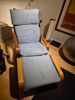 Fauteuil pour adulte Ikea Poang avec repose-pieds, Enlèvement, Utilisé