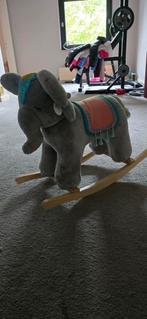 Schommel Olifant Maison du Monde + kinderkamer plank, Ophalen, Nieuw