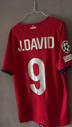 Matchworn champions league shirt jonathan David, Sport en Fitness, Voetbal, Ophalen, Zo goed als nieuw, Shirt