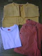 broek, T-shirt en gilet in maat 128, Meisje, Ophalen of Verzenden, Zo goed als nieuw, Setje
