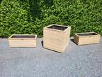 Plantenbakken Puur Teak, Ophalen, Gebruikt, Tuin