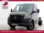 Mercedes-Benz Sprinter 519 CDI 190pk D.C. Chassis Cabine NIE, Auto's, Cruise Control, Zwart, Mercedes-Benz, Bedrijf