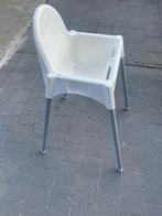ANTILOP Hoge kinderstoel met blad, wit/wit, Kinderen en Baby's, Kinderstoelen, Ophalen, Zo goed als nieuw, Meegroeistoel