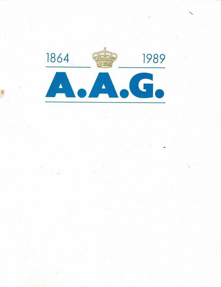 AAG 1864-1989. Viering van het 125-jarig bestaan, Boeken, Geschiedenis | Stad en Regio, Gelezen, Ophalen of Verzenden