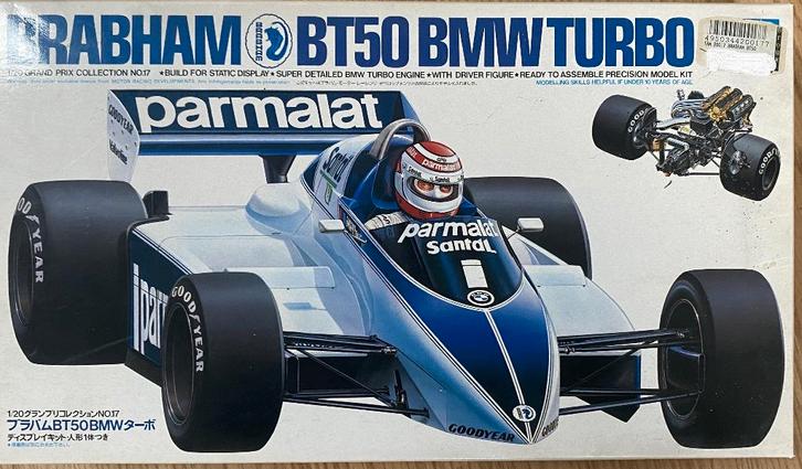 Tamiya Parmalat Brabham BT50 BMW Turbo ! ! ! !, Hobby & Loisirs créatifs, Modélisme | Voitures & Véhicules, Neuf, Voiture, Plus grand que 1:32