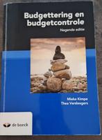 Budgettering  en Budgetcontrole  9e editie, Boeken, Schoolboeken, Nieuw, Bedrijfseconomie, Overige niveaus, Ophalen of Verzenden