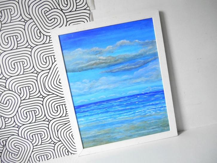 Gesigneerd schilderij door P. Coucke, Antiek en Kunst, Kunst | Schilderijen | Modern, Ophalen of Verzenden