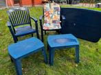 Aquarius / Hartman tuinset, Tuin en Terras, Tuinstoelen, Ophalen, Gebruikt, Kunststof, Stapelbaar