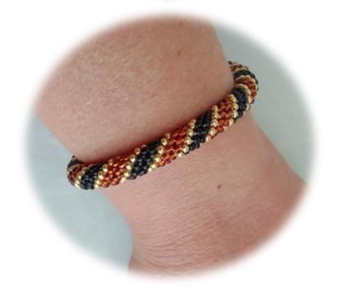 Parelarmband, Handtassen en Accessoires, Armbanden, Nieuw, Overige materialen, Zwart, Ophalen of Verzenden