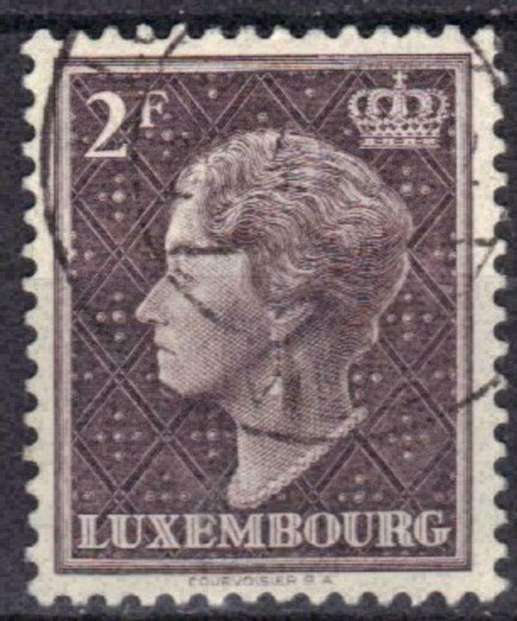 Luxemburg 1948-1953 - Yvert 421 - Charlotte (ST), Postzegels en Munten, Postzegels | Europa | Overig, Luxemburg, Verzenden