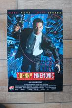 filmaffiche Johnny Mnemonic Keanu Reeves filmposter, Collections, Enlèvement ou Envoi, Rectangulaire vertical, A1 jusqu'à A3, Comme neuf
