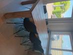 Houten tafel, Huis en Inrichting, Ophalen, Gebruikt, 100 tot 150 cm, Vijf personen of meer