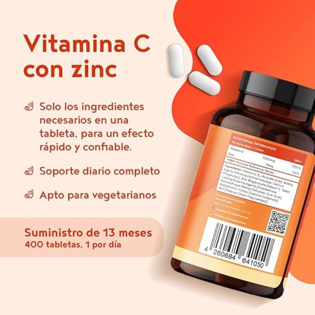 Hoog gedoseerde vitamine C 1000 mg + zink GRATIS LEVERING, Verzenden, Nieuw, Overige typen
