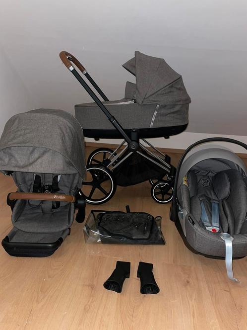 Cybex Priam Luxe Complete avec siège auto Cloud G taille Z, Enfants & Bébés, Poussettes & Combinaisons, Comme neuf, Poussette