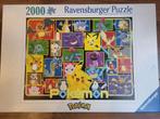 Puzzel Pokémon 2000 stuks, Hobby en Vrije tijd, Denksport en Puzzels, Ophalen of Verzenden, Meer dan 1500 stukjes, Zo goed als nieuw
