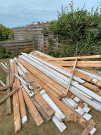 Afbraakhout tuinhuis 4m oo 3m, Doe-het-zelf en Bouw, Ophalen, Gebruikt