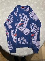 Hands All Over Knit Crew, Ophalen, Maat 48/50 (M), Santa cruz, Paars