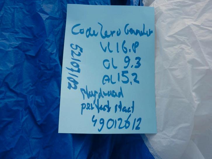 code zero gennaker, Watersport en Boten, Accessoires en Onderhoud, Gebruikt, Overige typen, Ophalen of Verzenden