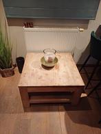 Salontafel TEAK vierkant, Ophalen, Gebruikt, 50 tot 100 cm, 50 tot 100 cm