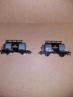 2x Piko Shell wagons ., Hobby en Vrije tijd, Gelijkstroom of Wisselstroom, Wagon, Zo goed als nieuw, Piko