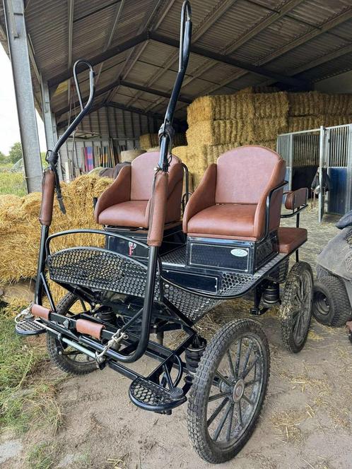 Marathonwagen 'Easystep' 23 inch, enkelspan, Cob tot Paard, Dieren en Toebehoren, Rijtuigen en Koetsen, Zo goed als nieuw, Marathonwagen