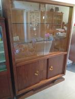 Vintage vitrinekast en dressoir, Huis en Inrichting, Ophalen, Zo goed als nieuw