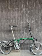 Brompton M6R English Green bagagerek met 6 versnellingen, Fietsen en Brommers, Ophalen, Brompton, 14 tot 16 inch, Versnellingen