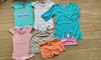 T-shirt - blouse — 7-8 jaar (122-128 cm) Korte broek + jurk, Ophalen of Verzenden, Zo goed als nieuw, Meisje, Overhemd of Blouse