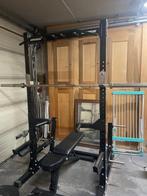 Fitness Power rack en gewichten, Sport en Fitness, Ophalen, Benen, Gebruikt, Krachtstation