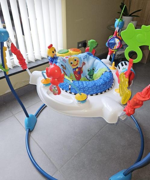 Spring en speelcenter, Kinderen en Baby's, Speelgoed | Babyspeelgoed, Zo goed als nieuw, Mobiel, Met licht, Met geluid, Ophalen