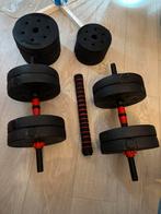 Dumbbells om te zetten in barbell (40kg), Sport en Fitness, Ophalen, Zo goed als nieuw