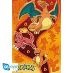 Pokemon - Poster Maxi (91.5x61cm) - Charmander Evolution, Rechthoekig Staand, Deurposter of groter, Nieuw, Ophalen of Verzenden