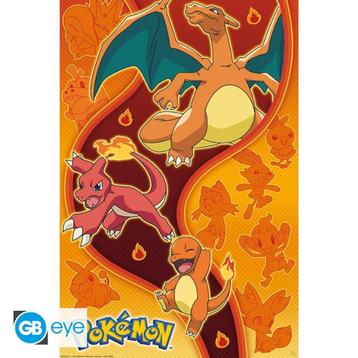 Pokemon - Poster Maxi (91.5x61cm) - Charmander Evolution  beschikbaar voor biedingen