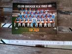Kaart Club Brugge 1982 - 1983 Bacchus Ingelmunster, Ophalen of Verzenden, Gebruikt, Overige typen