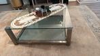 Moderne glazen salontafel, Huis en Inrichting, Ophalen, Zo goed als nieuw, Glas