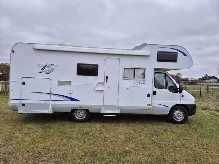 Bürstner A 647 Fiat 2.8 128PK 6 pers, Caravans en Kamperen, Mobilhomes, Bedrijf, Bürstner