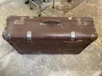 Oude bruine reiskoffer, Handtassen en Accessoires, Koffers, 35 tot 45 cm, Gebruikt, 60 tot 70 cm, Ophalen