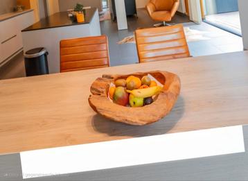 Teak fruitschaal beschikbaar voor biedingen