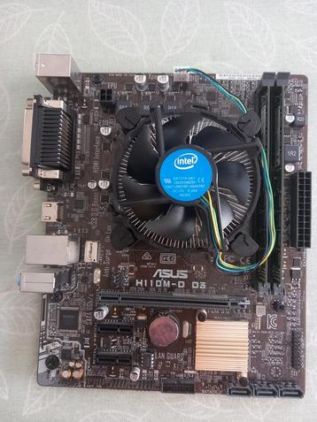 Kit carte mère économique pour PC - Asus H110M-D D3 - I3 610, Enlèvement ou Envoi, LGA 1151, DDR3, Comme neuf