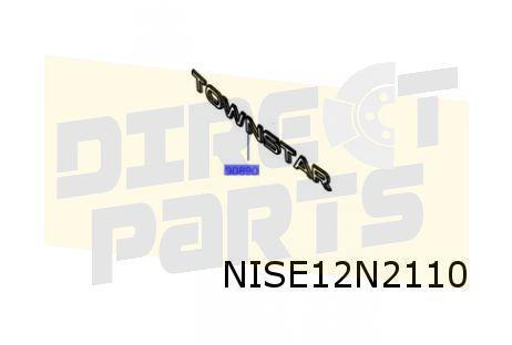 Nissan Townstar (1/22-) (XFK) embleem tekst "TOWNSTAR" op la, Auto-onderdelen, Carrosserie, Nissan, Nieuw, Verzenden