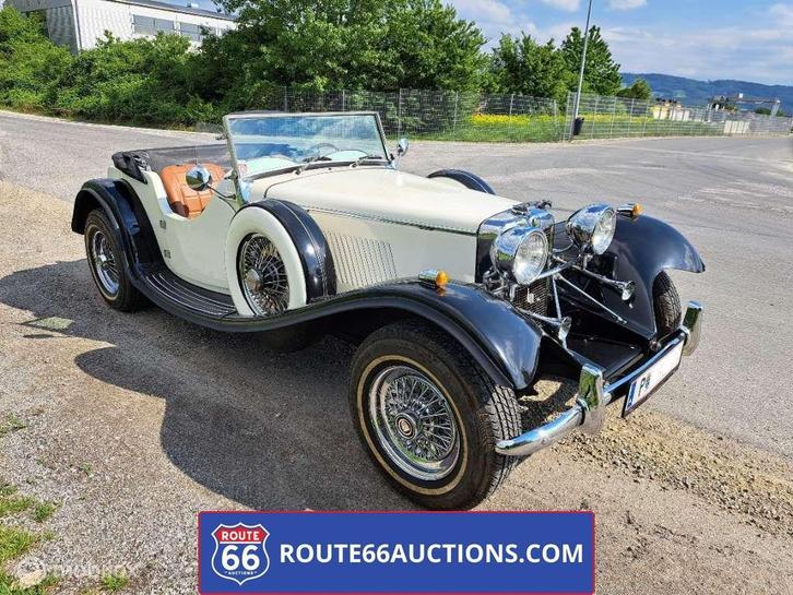 Jaguar SS 100 Replica | 1988 | Route 66 Auctions, Auto's, Oldtimers, Bedrijf, Te koop, Jaguar, Benzine, Overige carrosserie, Handgeschakeld